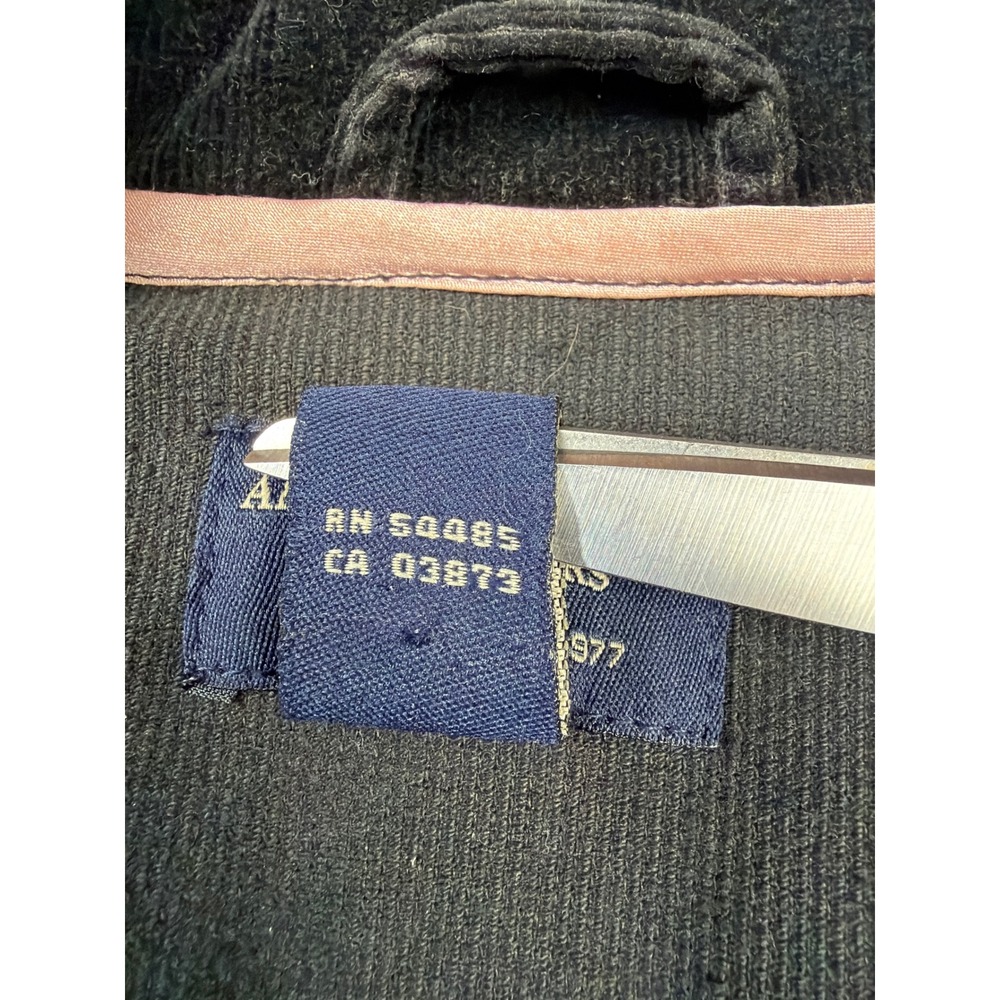 American Eagle Vintage Y2K Corduroy Blazer Jacket Black Womens Medium RN 54485 - Picture 4 of 7